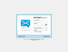 Tablet Screenshot of mail.bigholler.com